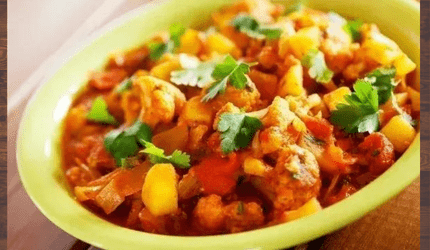 आलू गोभी मसाले वाली सब्जी